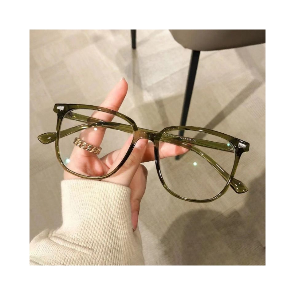 New Anti Blue Light Glasses Transparent Computer Glasses Frame Women Men Square Eyewear Blocking Glasses Optical Spectacle Eyeglass Eyewear frames Gift glasses box