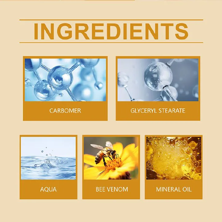 Bo-tox Bee Venom Cream for Lifting & Firming Saggy Face/Neck/Eyes, Wrinkle & Fine Lines & Eye Bag Removal, Restoring Elasticity & Deeply Moisturizing, Natural Bee Venom Serum for All Skin Types