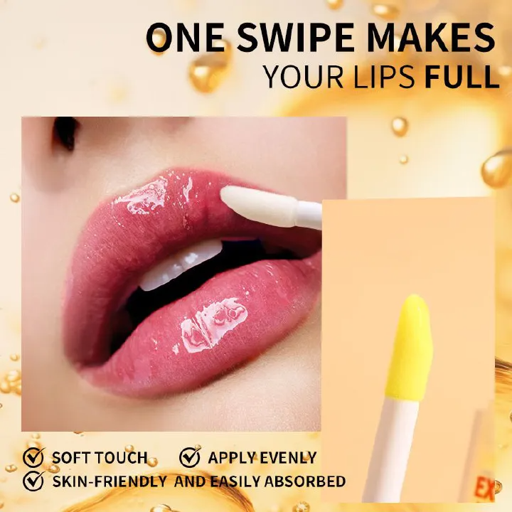 Instant Volumising Lip Plumper Oil Lip Enhancer Lip Gloss Plumping Serum Moisturizing Anti-Wrinkle Lipstick Lip Care Makeup