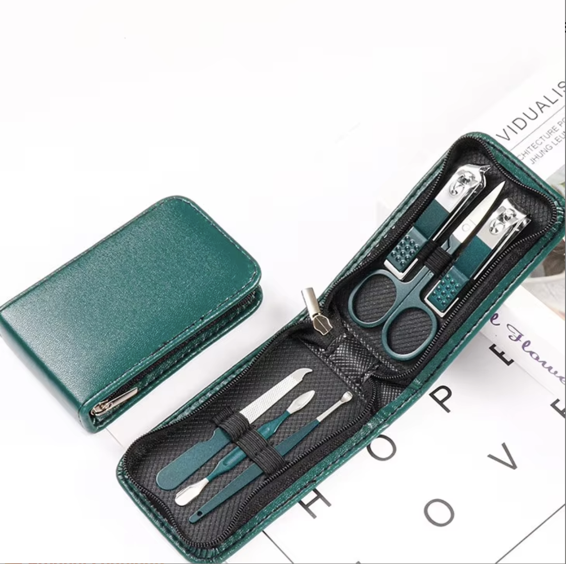 6pcs Nail Clippers Nail Scissors Set Household High End Mens And Womens Special Nail Clippers Manicure Beauty Tools 6 Piece Portable Household