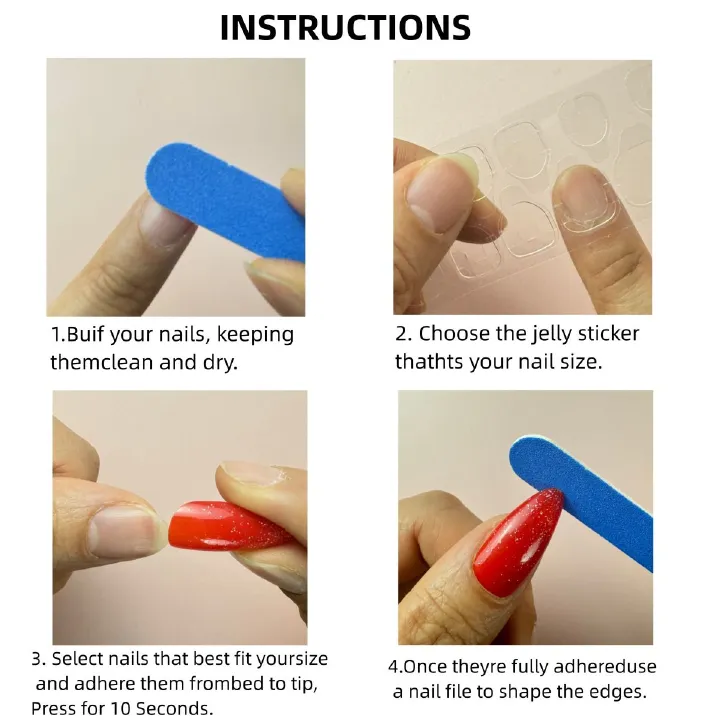 24Pcs Wearable Colorful Butterfly Designs French Press on Nails Long Ballet False Nails with Rhinestone acrylic Fake Nails tips