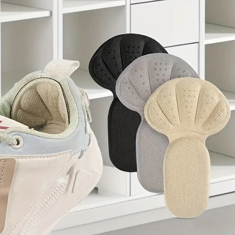 6 pieces of heel sticker 2 in 1 pad-non-slip and anti-wear heel pad, used to adjust shoe size, breathable and shock-absorbing heel pad, suitable for Men's and Women, can be cut,Anti-friction heel pads