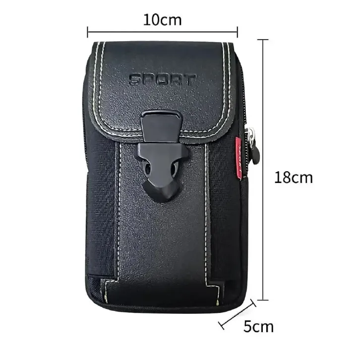 Unisex Belt Pouch Mobile Phone Bag for Men Phone Holster Bag Molle Waist Bag Pack Small Tactical Duty Belt Backpack Card Holder