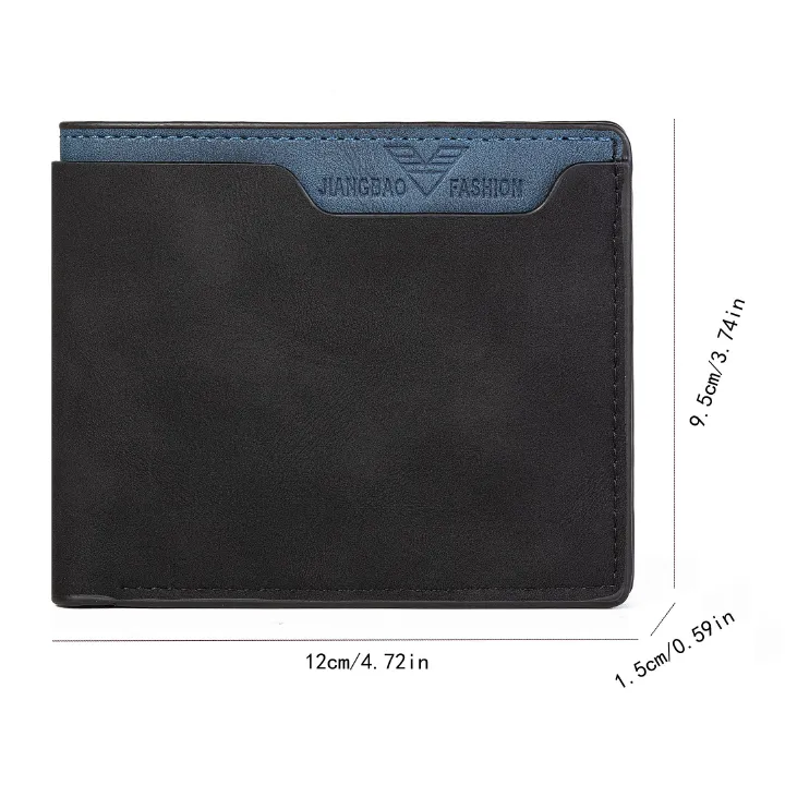 Men's Leather Wallet Multifunctional Wallet Wallet Bag Classic New Model Leather Wallet Credit Card Holder Business Card And Coin Wallet Multi Slot Folding
