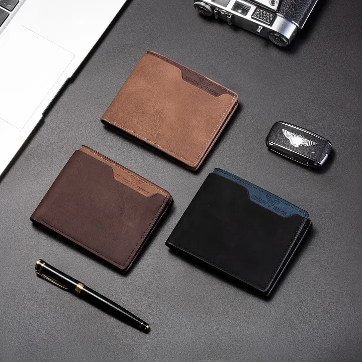 Men's Leather Wallet Multifunctional Wallet Wallet Bag Classic New Model Leather Wallet Credit Card Holder Business Card And Coin Wallet Multi Slot Folding