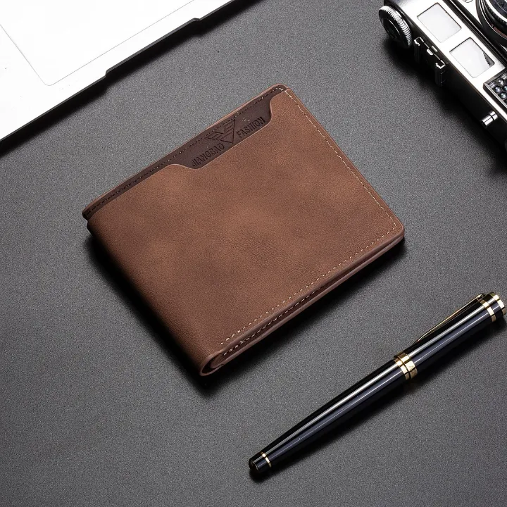 Men's Leather Wallet Multifunctional Wallet Wallet Bag Classic New Model Leather Wallet Credit Card Holder Business Card And Coin Wallet Multi Slot Folding