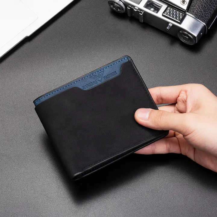 Men's Leather Wallet Multifunctional Wallet Wallet Bag Classic New Model Leather Wallet Credit Card Holder Business Card And Coin Wallet Multi Slot Folding