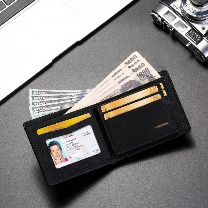 Men's Leather Wallet Multifunctional Wallet Wallet Bag Classic New Model Leather Wallet Credit Card Holder Business Card And Coin Wallet Multi Slot Folding