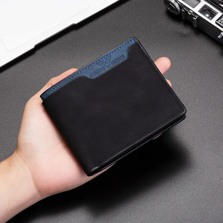 Men's Leather Wallet Multifunctional Wallet Wallet Bag Classic New Model Leather Wallet Credit Card Holder Business Card And Coin Wallet Multi Slot Folding