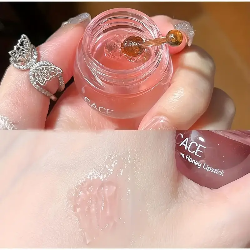 [Lovely Rose Lip Oil] Nourishing Long Lasting Lovely Rose Honey Cherry Lip Oil | Moisturizing Clear Lip Gloss Lip Balm Lip Care Beauty Makeup