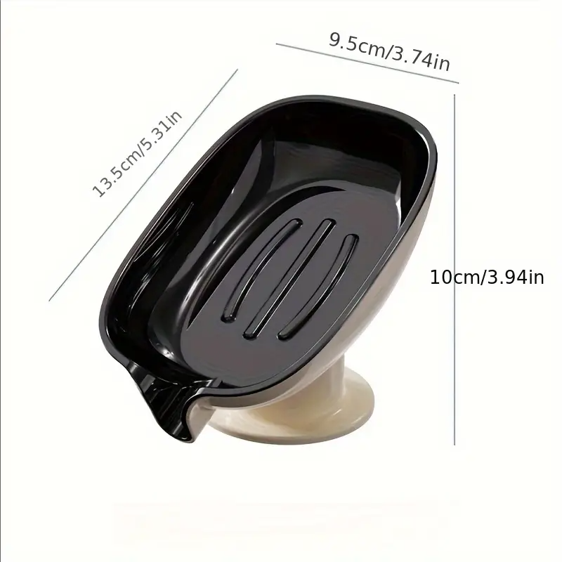 Drain soap dish, soap holder, bathroom drain soap rack, household suction cup soap box without drilling, scented soap holder, scented soap tray, bathroom soap container and storage