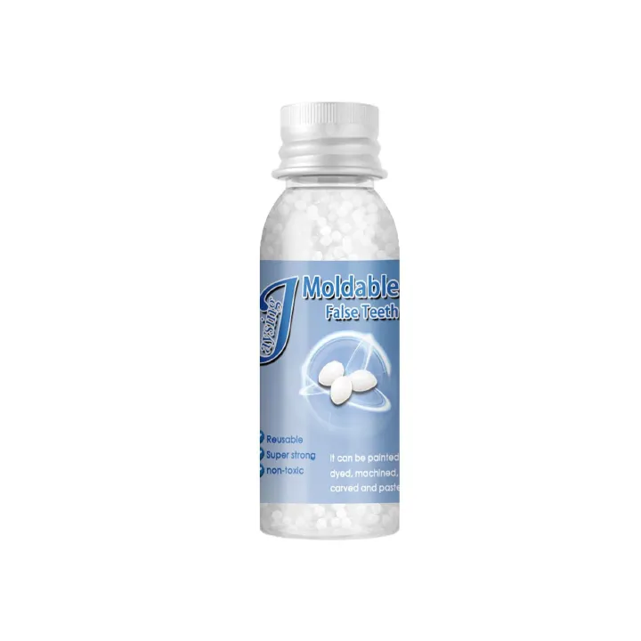 30ml Resin Temporary Tooth Repair Granules Teeth Gaps Missing Broken Tooth False Teeth Filling Moldable Solid Glue Dental Care
