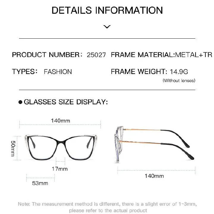 1pc Red Photochromic Blue Light Blocking Glasses - Stylish Cat-Eye Frames with Clear Lenses, Protects Eyes from Digital Strain & Sunlight, Includes Case, Eye Protection