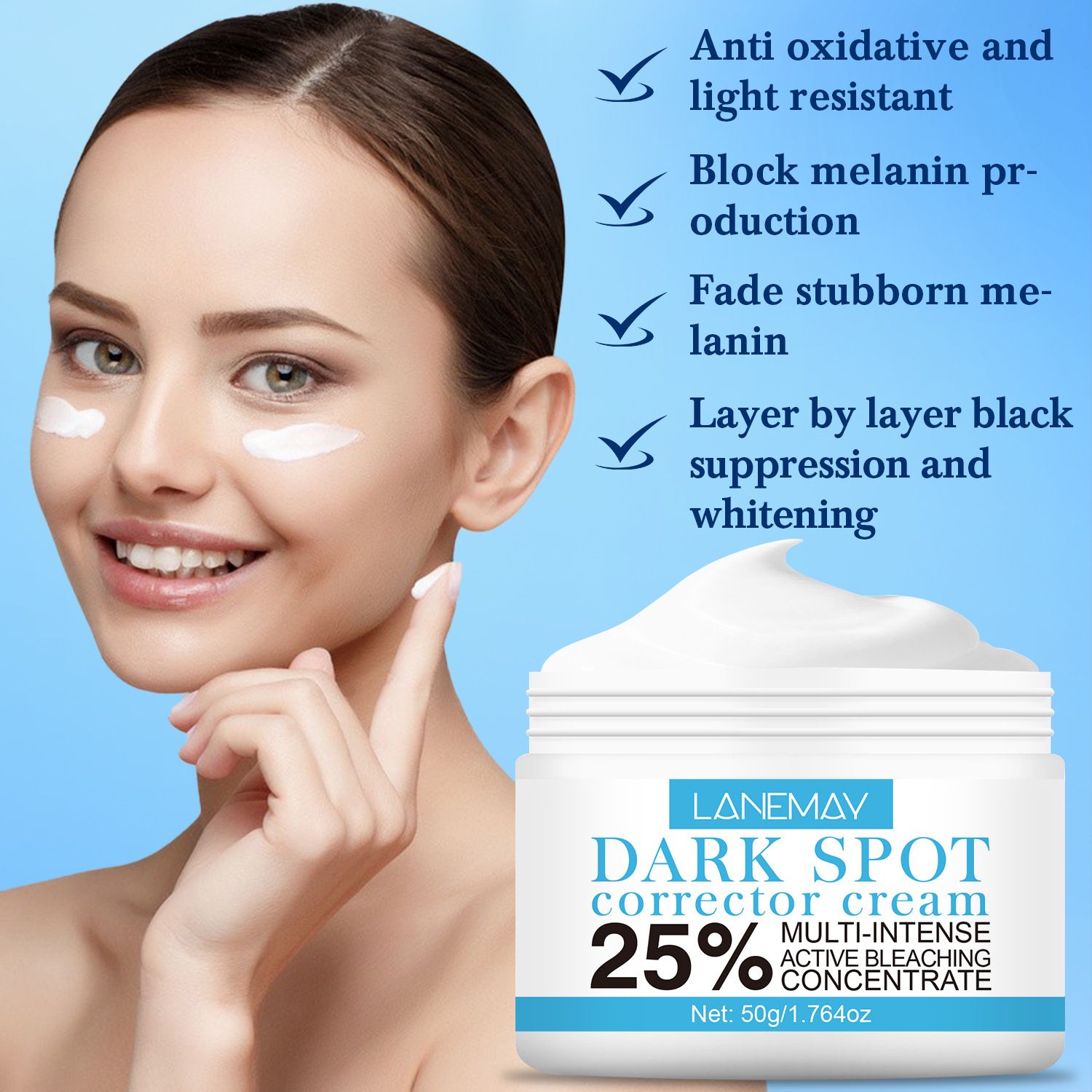 Effective Whitening Cream To Remove Melasma Acne Spot Pigment Melanin Black Spot Pigmentation Moisturizing Cream