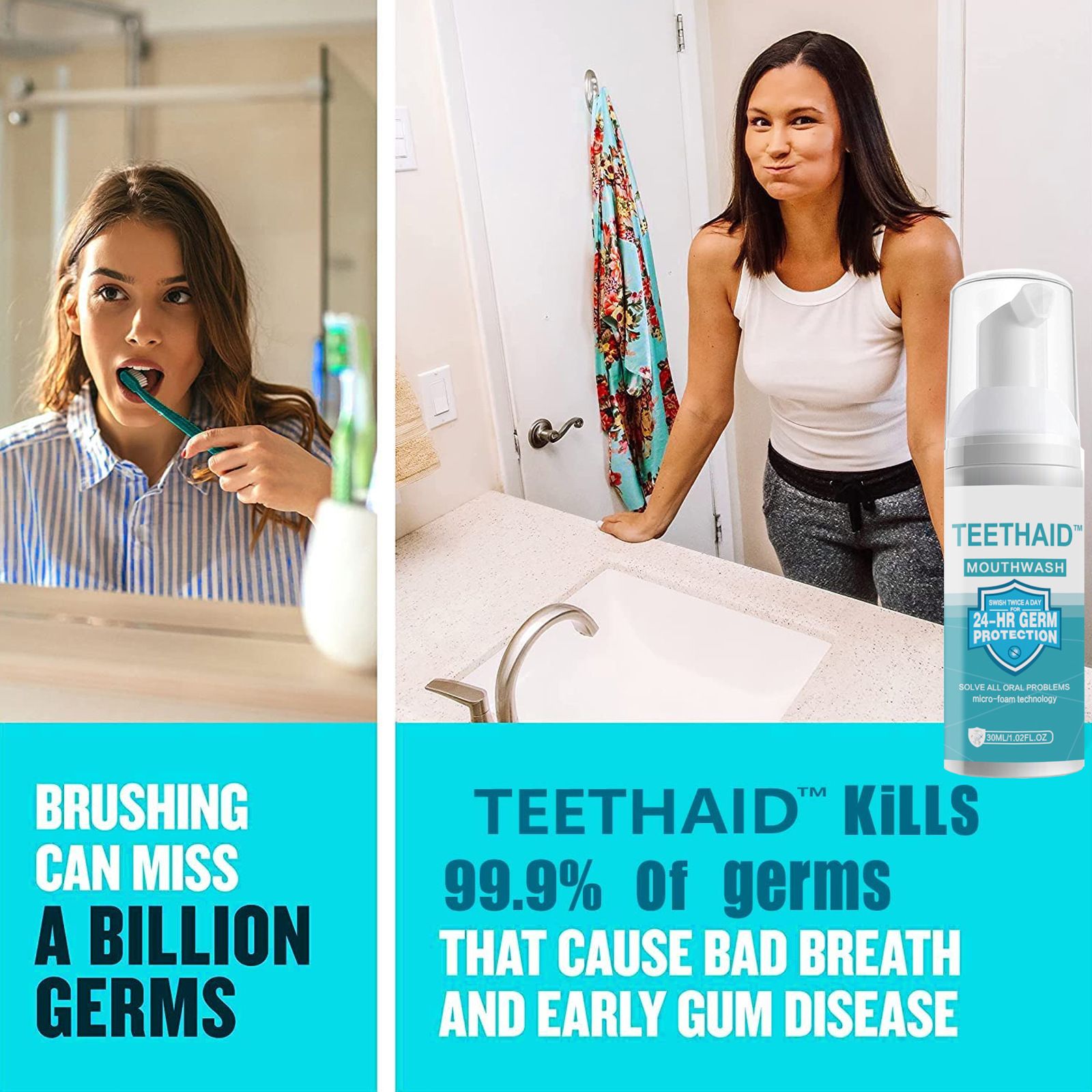 Teeth Whitening Mousse Deep Cleaning Dental Stains Plaque Repair Yellow Tooth Brightening Oral Gums Care Fresh Breath Toothpaste