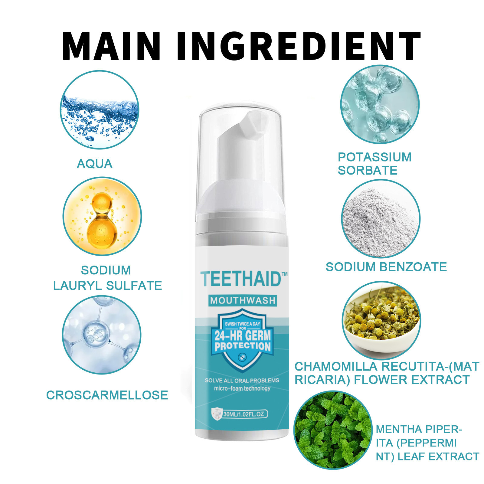 Teeth Whitening Mousse Deep Cleaning Dental Stains Plaque Repair Yellow Tooth Brightening Oral Gums Care Fresh Breath Toothpaste