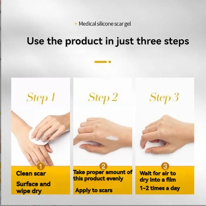 Medical Silicone Scar Gel Scar Cream Burn Burn C-section Scar Removal Cream
