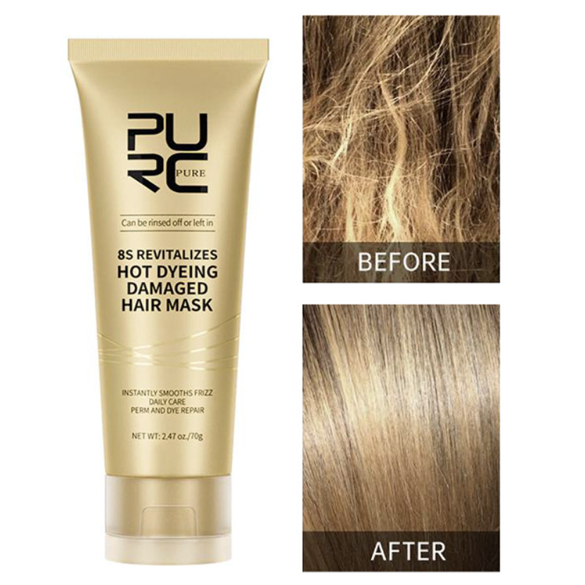 No Steam No Wash Char Hair Mask Moisturizing Nutrition Soft Repair Fracture Dry Fluffy Inverted Film Treatment Cream Conditioner