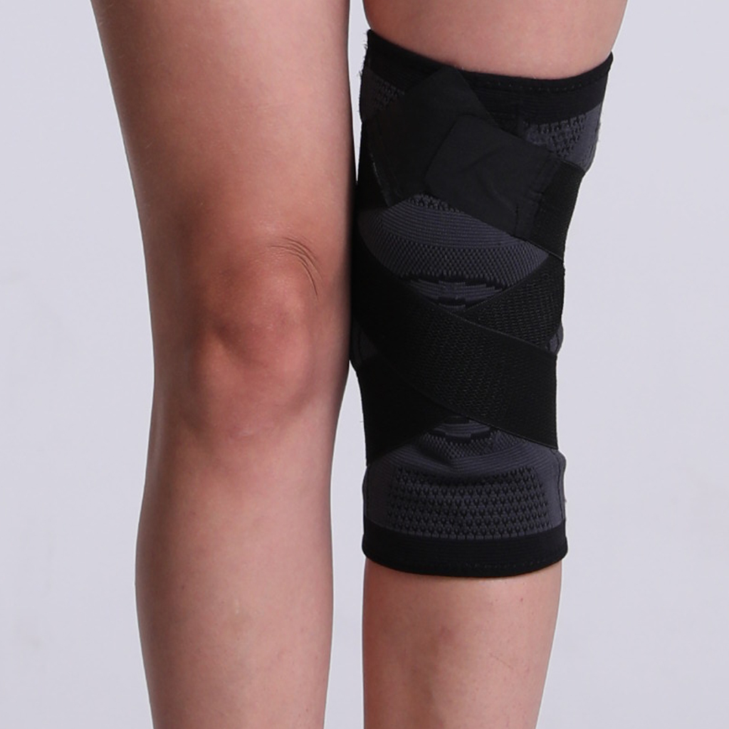 Adjustable Elbow Knee Pads/knee Brace Compression Sleeve Pair Knee Support /power Knee Knee Joint Support
