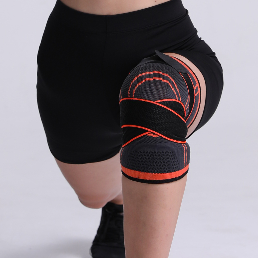 Adjustable Elbow Knee Pads/knee Brace Compression Sleeve Pair Knee Support /power Knee Knee Joint Support