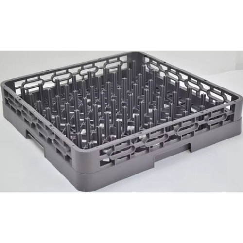 64-Compartment Commercial Peg Rack – Dishwasher Safe Plate & Tray Rack (Stackable, Heavy Duty)