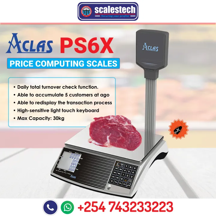 PS6X Price Computing Scale - With Display Pole