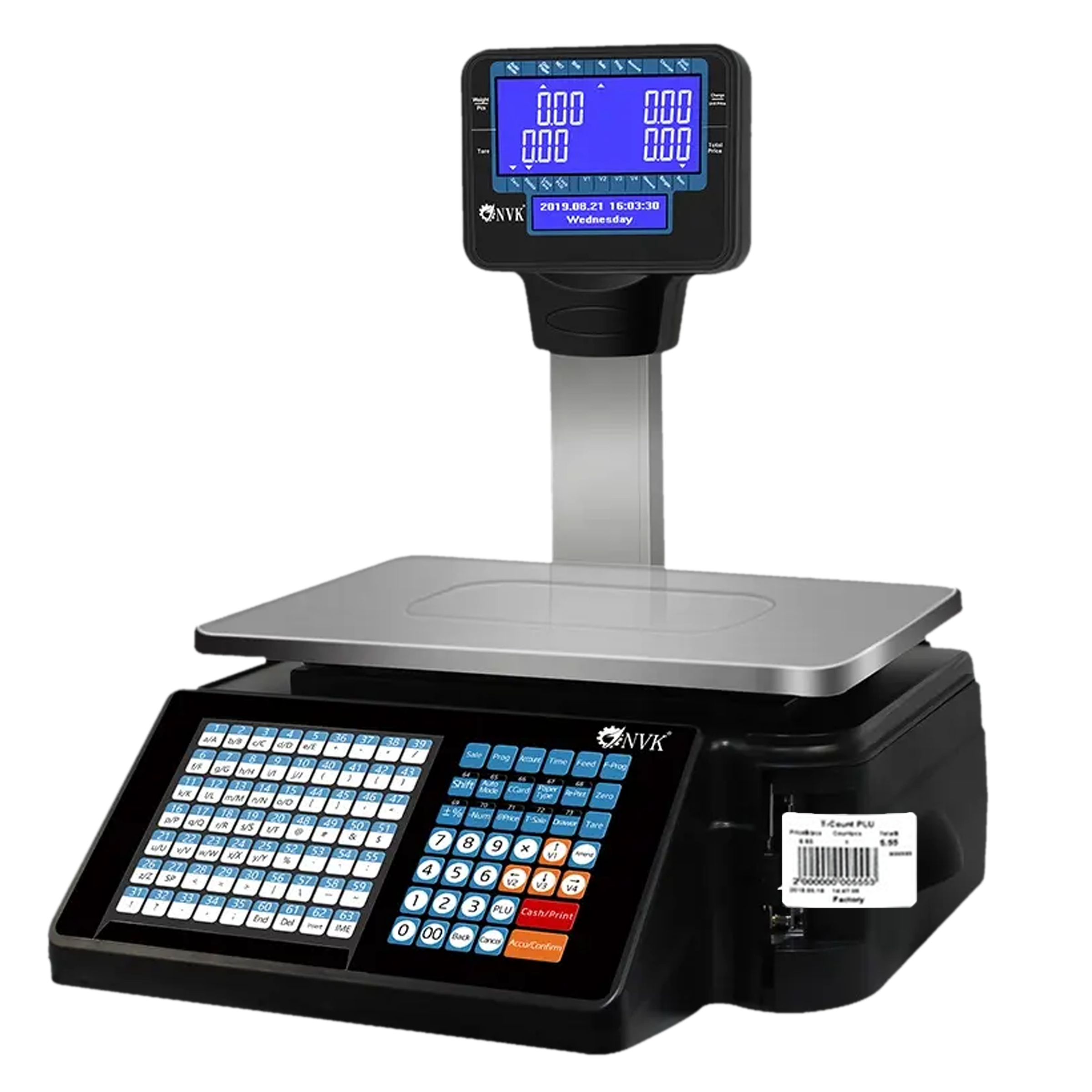 TMA Label printing scale