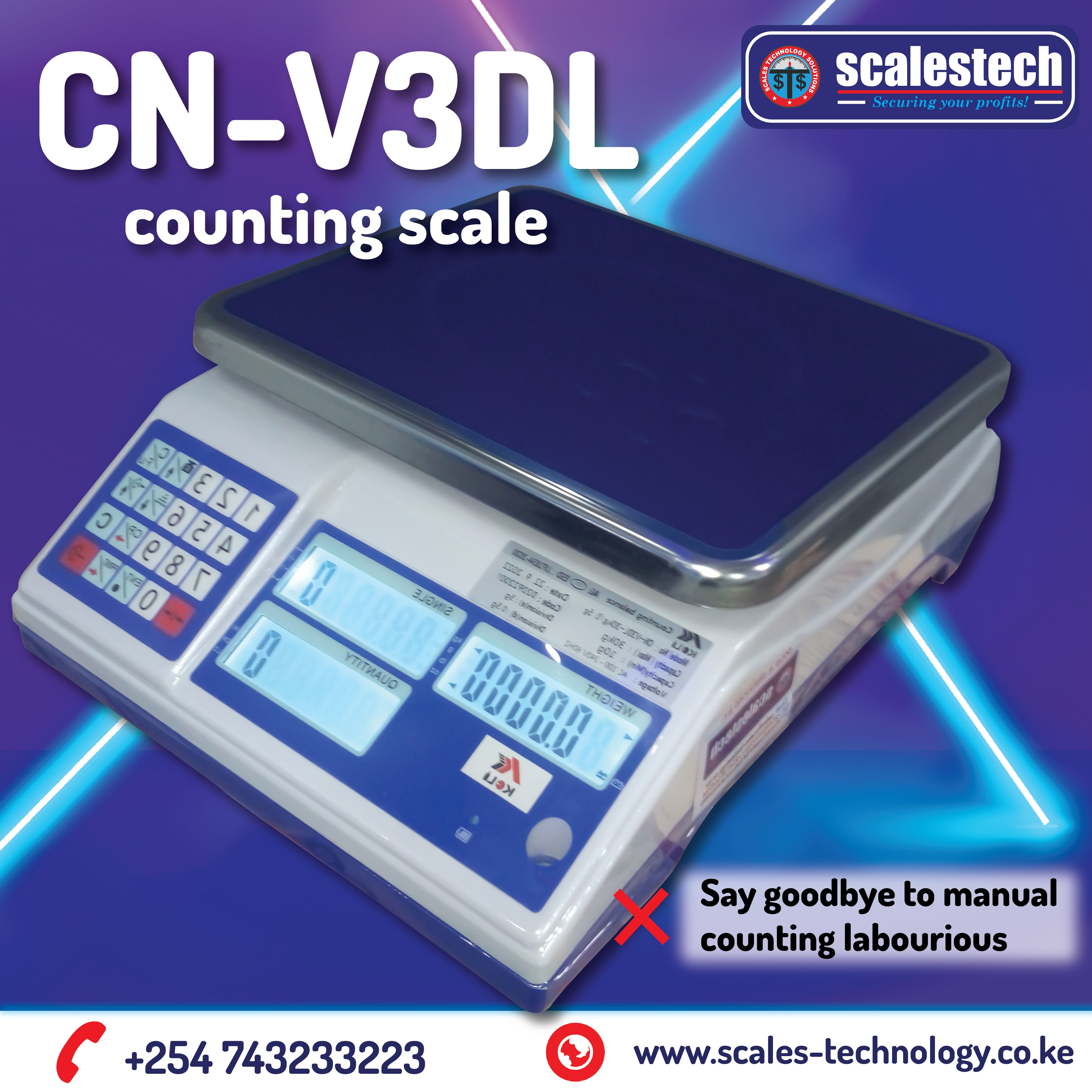CN-V3DL Digital Counting Scale