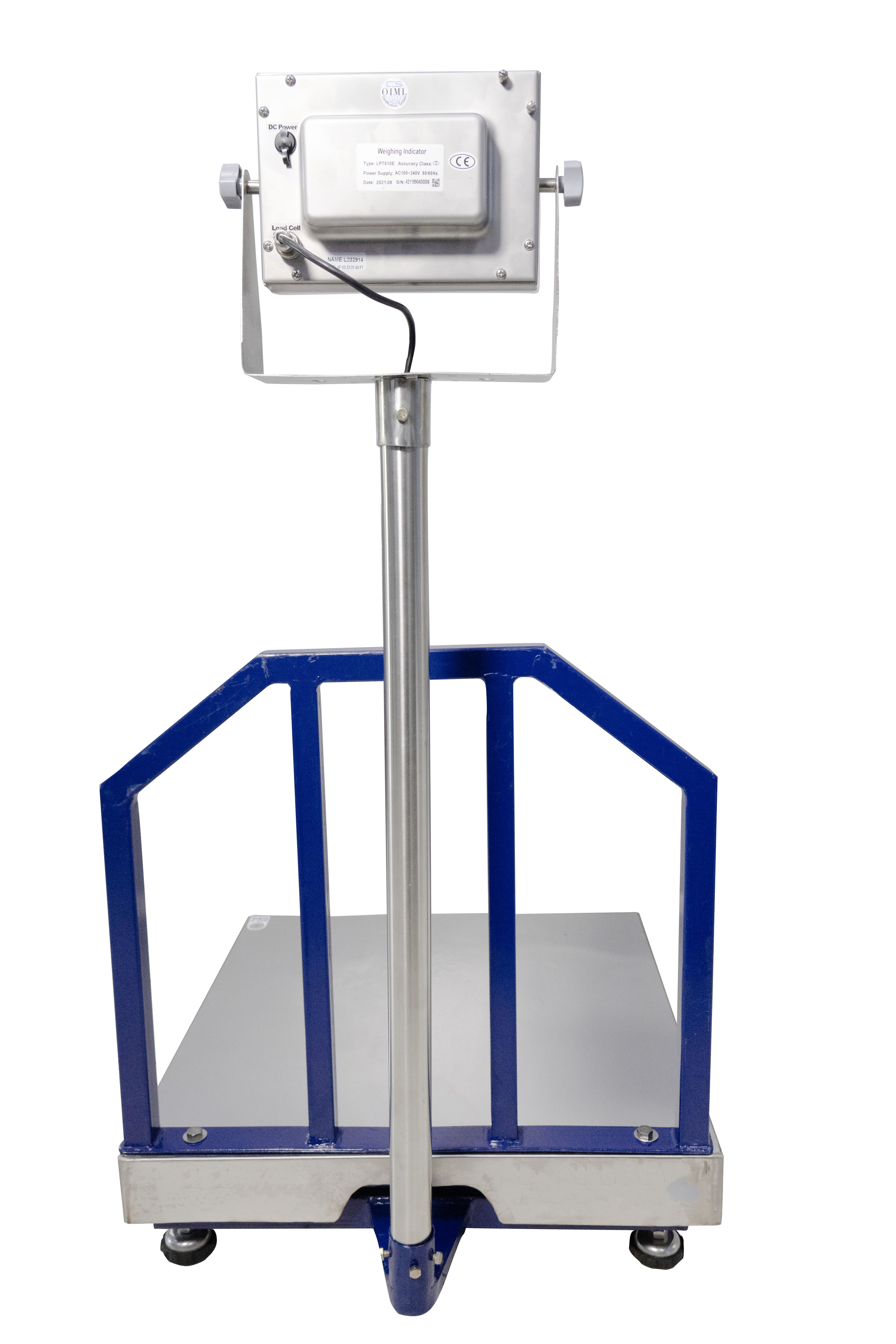 Heavy Duty Mild Steel Electronic Platform Scale with Stainless Steel Top Pan