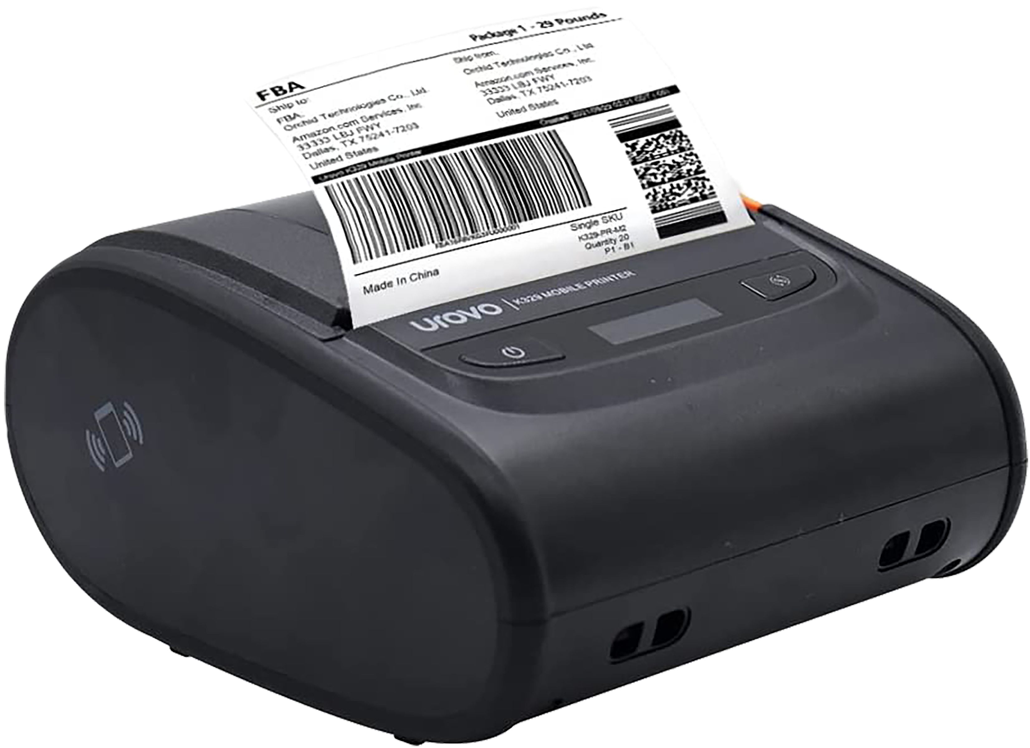Urovo K329 Portable Mobile Label Thermal Printer
