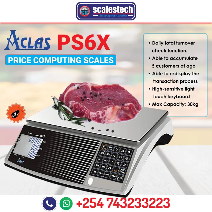 PS6X Price Computing Scale - Without Pole