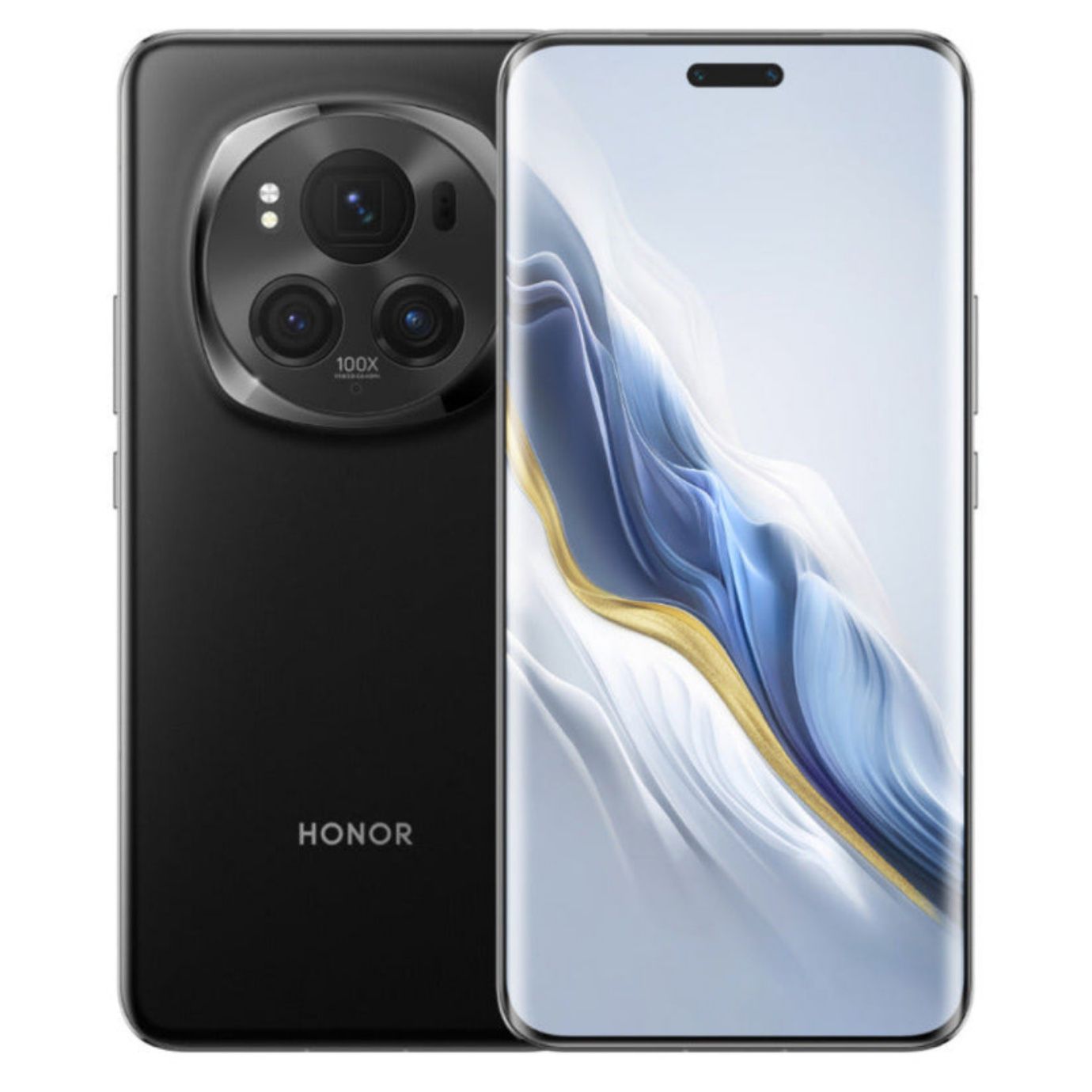 The Honor Magic 6 Pro is a premium 5G flagship smartphone featuring a 6.8-inch 120Hz LTPO OLED display with 5,000 nits peak brightness, Snapdragon 8 Gen 3 chipset, and a 5,600 mAh battery