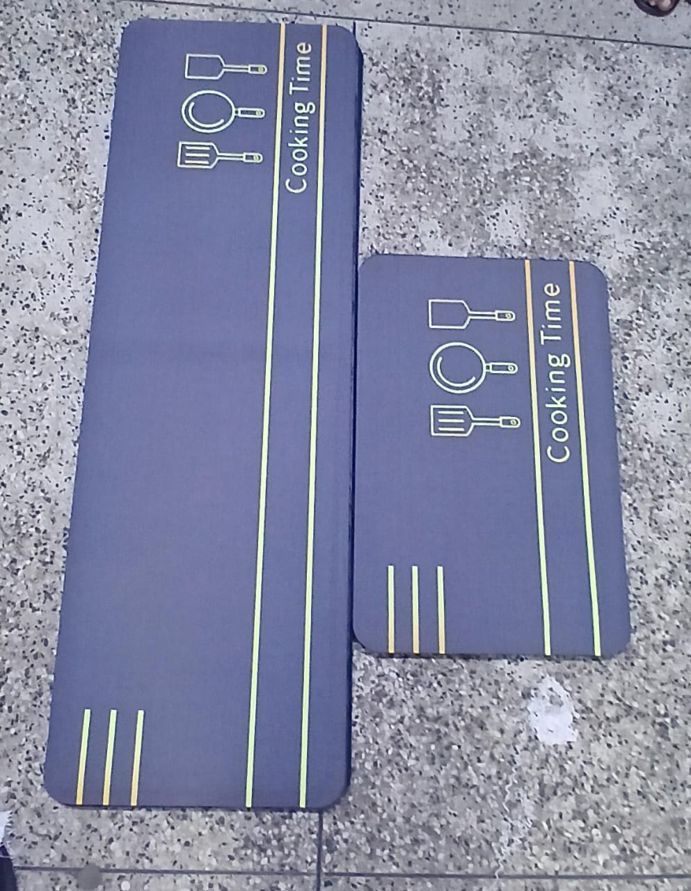 2PCS Kitchen Mats Set – Super Non-Slip Rubber Underside (120×40cm + 60×40cm)