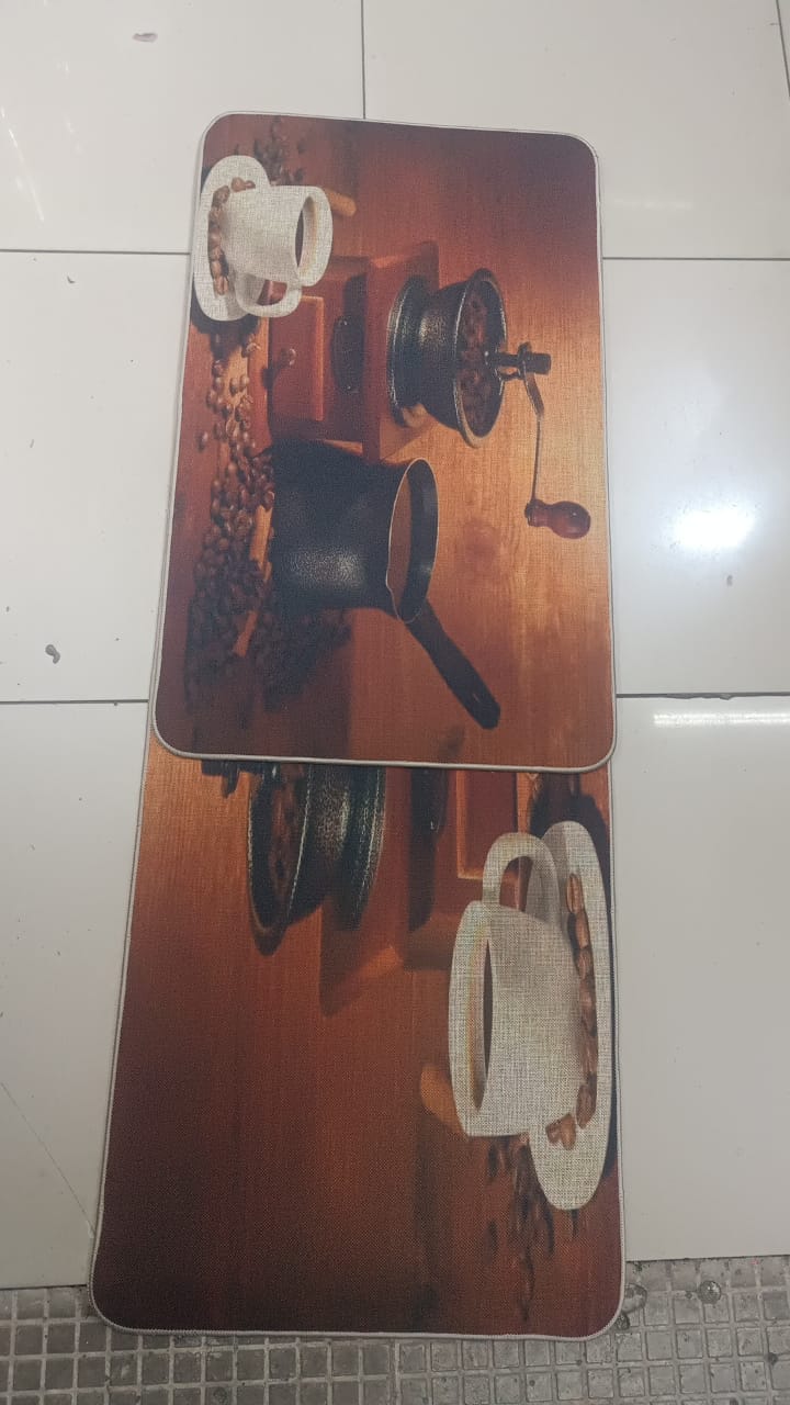 2PCS Kitchen Mats Set – Super Non-Slip Rubber Underside (120×40cm + 60×40cm)