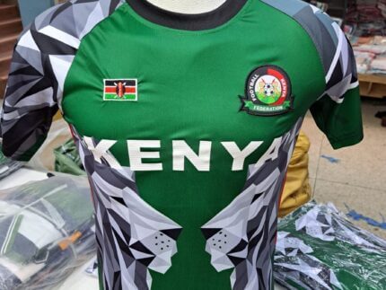 Kenyan Green Rugby Jersey – “Anguka Nayo” Edition | Twende Kazi Team Kenya Sports Shirt | Bold, Breathable & Stylish Men’s National Pride Wear