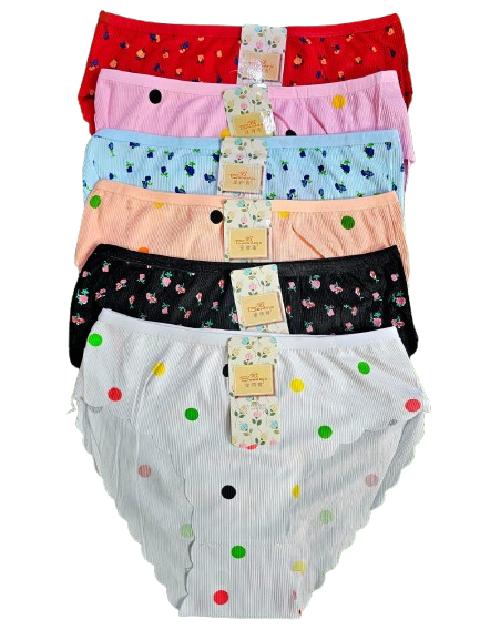 💡 New Arrival‼️ Polka plain Panties 3-Pack | Soft, Breathable & Everyday Comfort | Women's Underwear panties