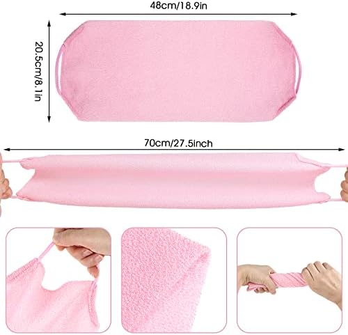 Elastic Exfoliating Rubbing Bath Towel – Elastic Body Scrub Strap for Deep Cleaning & Massage. Soft, stretchy, and perfect for scrubbing, massaging, and removing dead skin.