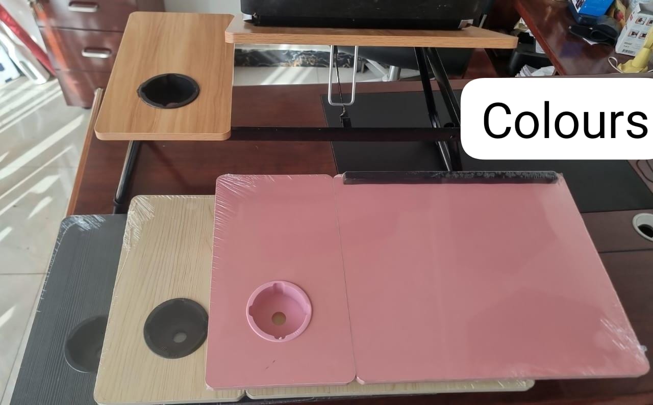 5-Level Adjustable Foldable Wooden Laptop & Study Table with Cup Slot – Portable Bed Desk for Home & Office – Multiple Colours
Foldable wooden laptop and study table with 5 adjustable angles.