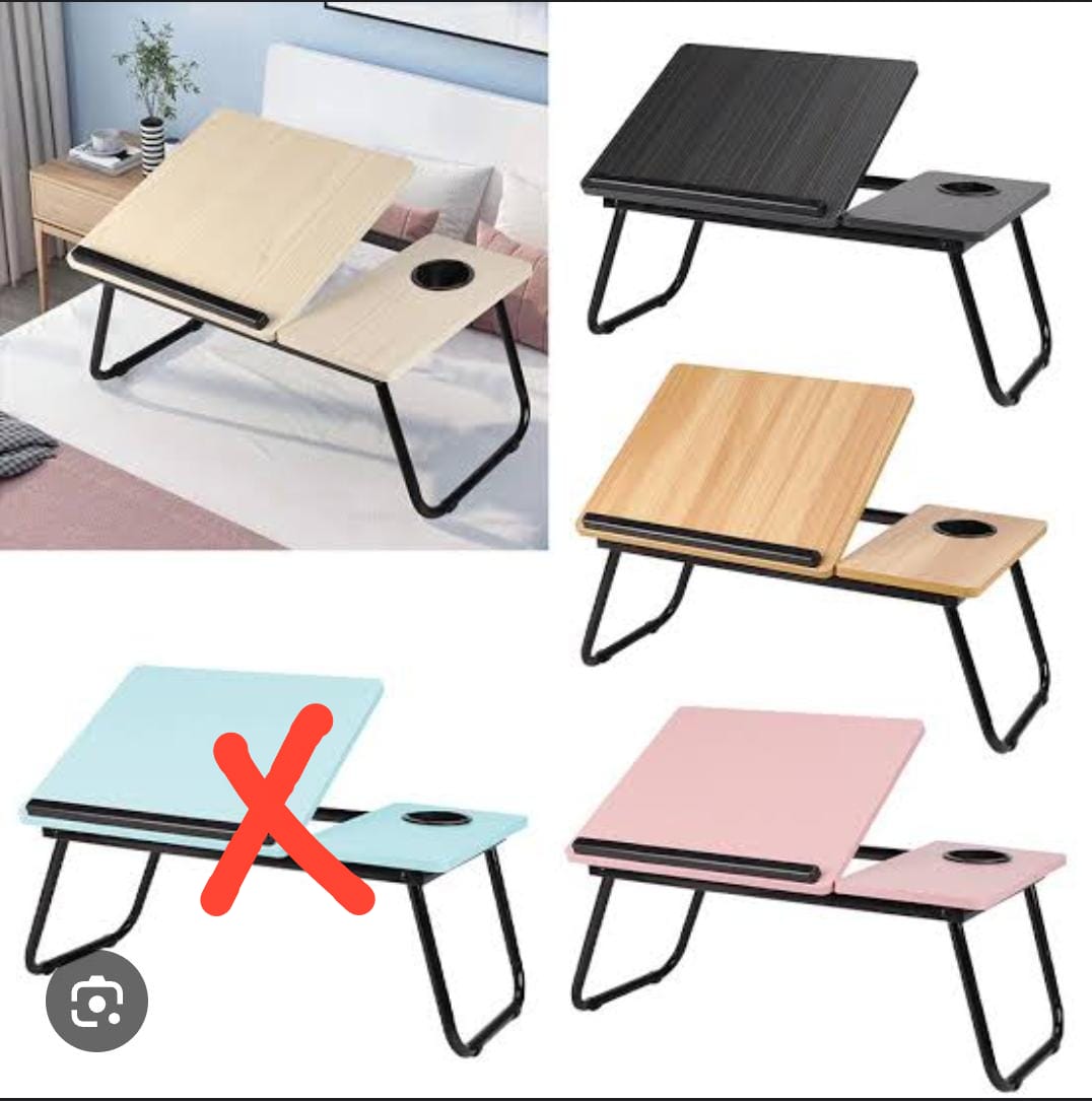 5-Level Adjustable Foldable Wooden Laptop & Study Table with Cup Slot – Portable Bed Desk for Home & Office – Multiple Colours
Foldable wooden laptop and study table with 5 adjustable angles.