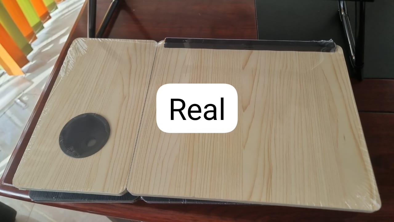 5-Level Adjustable Foldable Wooden Laptop & Study Table with Cup Slot – Portable Bed Desk for Home & Office – Multiple Colours
Foldable wooden laptop and study table with 5 adjustable angles.