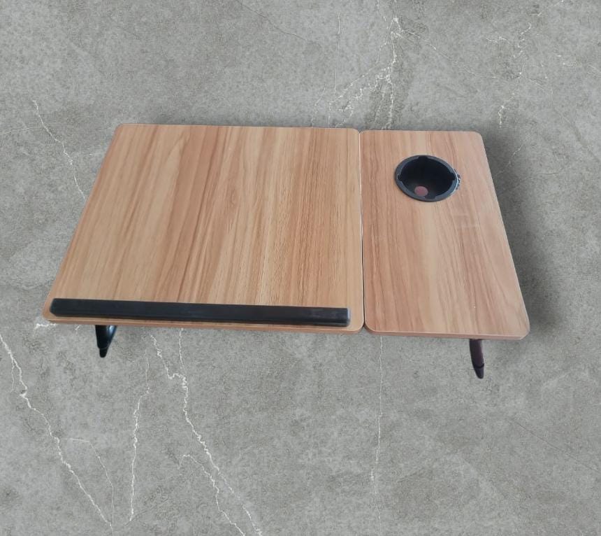 5-Level Adjustable Foldable Wooden Laptop & Study Table with Cup Slot – Portable Bed Desk for Home & Office – Multiple Colours
Foldable wooden laptop and study table with 5 adjustable angles.