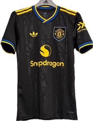 Man Utd 2025/2026 Black Away Kit – Stylish Modern Design, High-Performance Soccer Jersey for Supporters