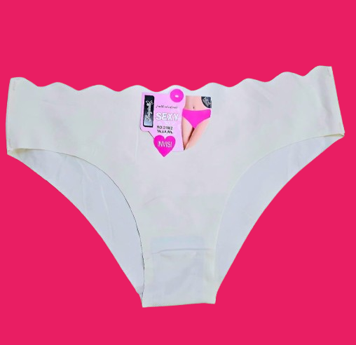 💖 6pcs Seamless Serrated Waist Panties – Soft Breathable Low-Rise Women’s Underwear, Stretchy Comfortable Invisible Fit Lingerie