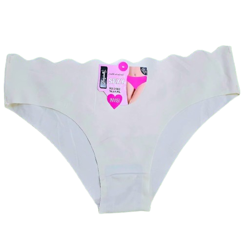 💖 6pcs Seamless Serrated Waist Panties – Soft Breathable Low-Rise Women’s Underwear, Stretchy Comfortable Invisible Fit Lingerie