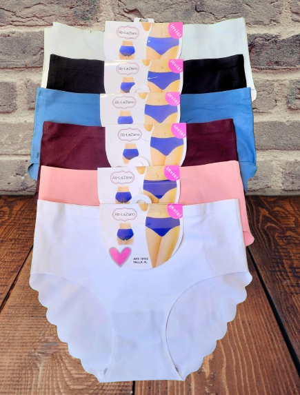 💖3pcs  Seamless Hipster Serrated Panties – Sexy Low-Rise Women’s Underwear, Soft Breathable Stretch Invisible Fit Lingerie