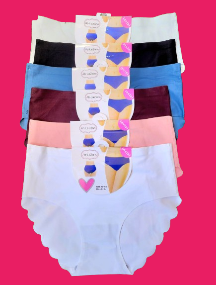 💖3pcs  Seamless Hipster Serrated Panties – Sexy Low-Rise Women’s Underwear, Soft Breathable Stretch Invisible Fit Lingerie