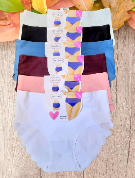 💖3pcs  Seamless Hipster Serrated Panties – Sexy Low-Rise Women’s Underwear, Soft Breathable Stretch Invisible Fit Lingerie