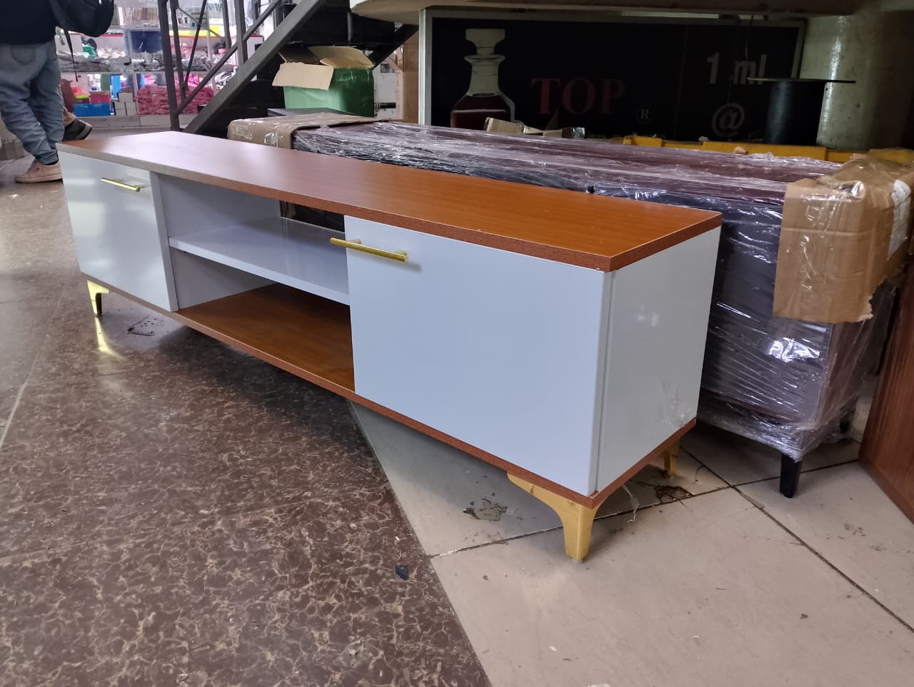 Ally Modern Wooden Tv Stand 4ft