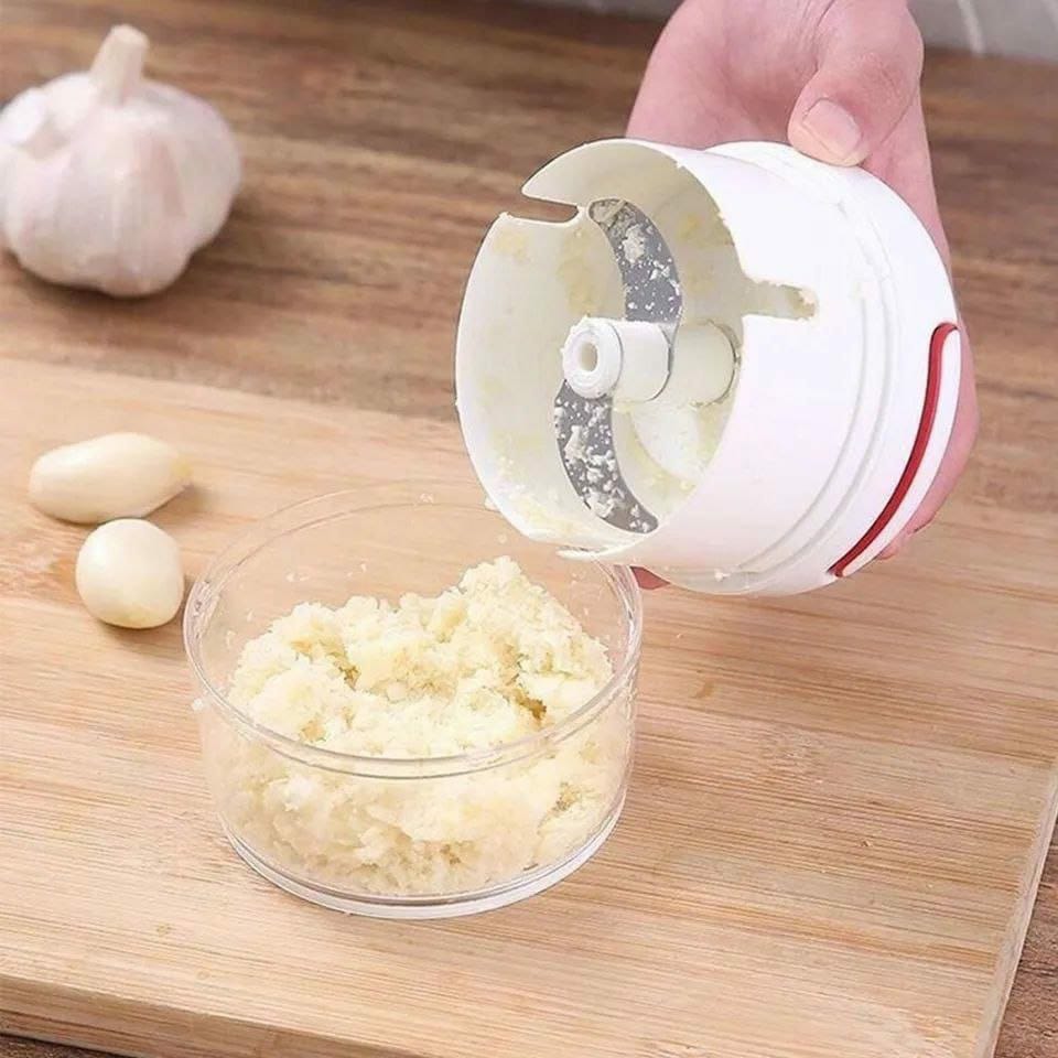 Mini Hand Pull Food Processor Garlic Press Mincer Vegetable Grinder for Meat Nuts Pepper.