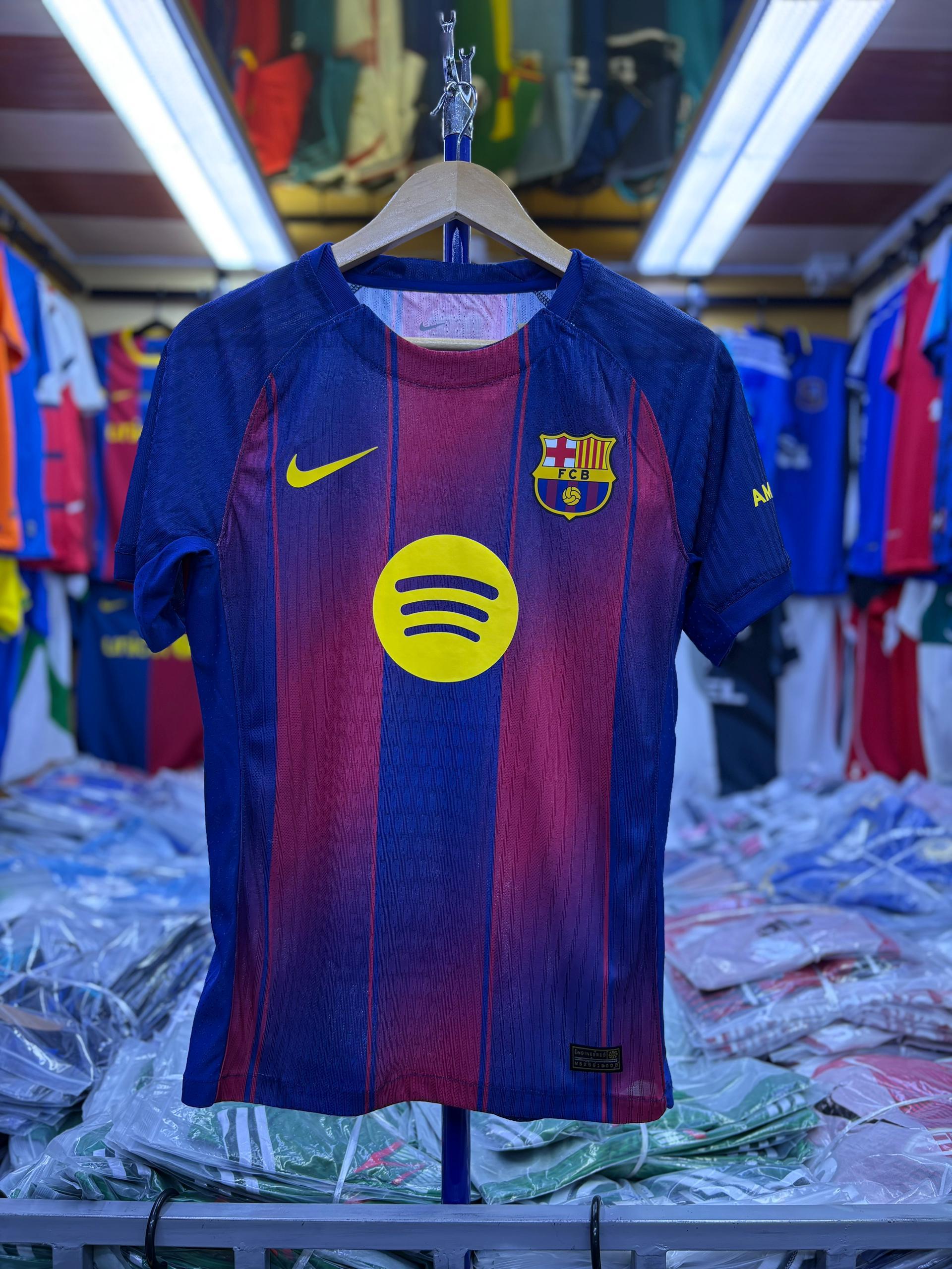 ORIGINAL!!! New Arrival/New Season Good Quality Authentic FC Barcelona 25-26 Home Kit/Jersey Fan Version.